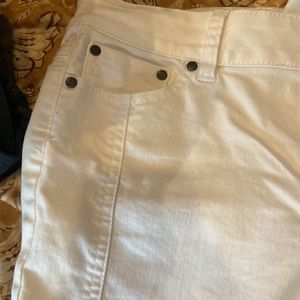 White prana jeans